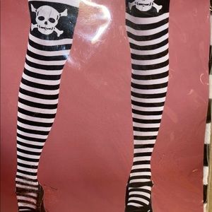 Boo Costume Thigh high tights